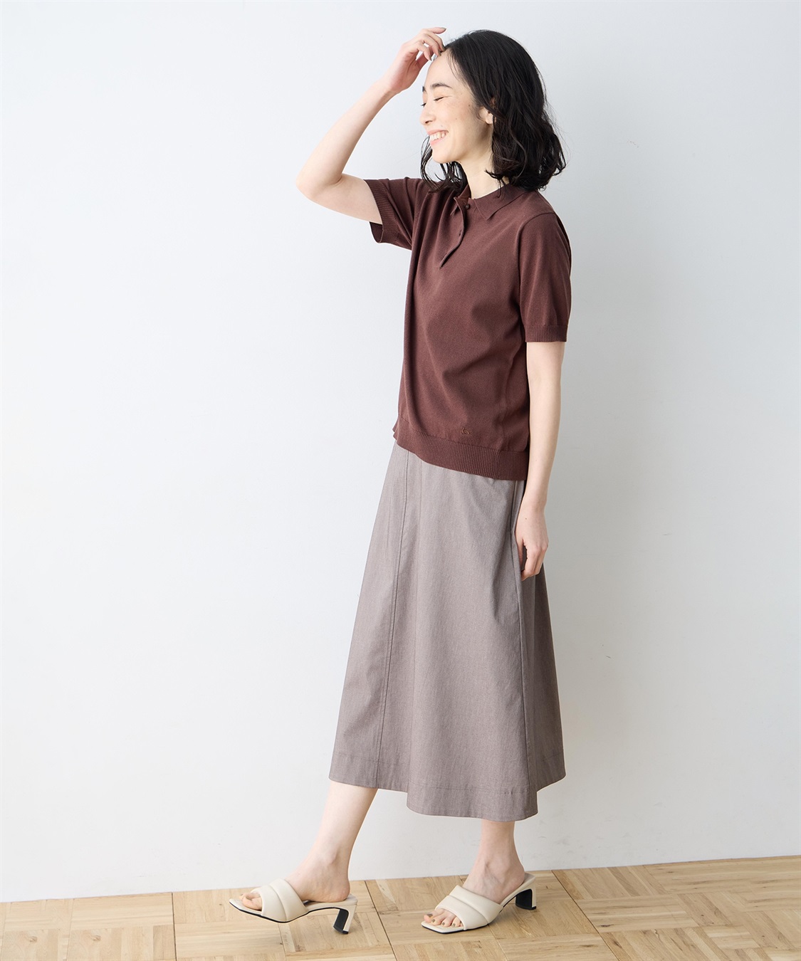 DECOY ポロカラーニット【ハンドウォッシャブル】_sub_14