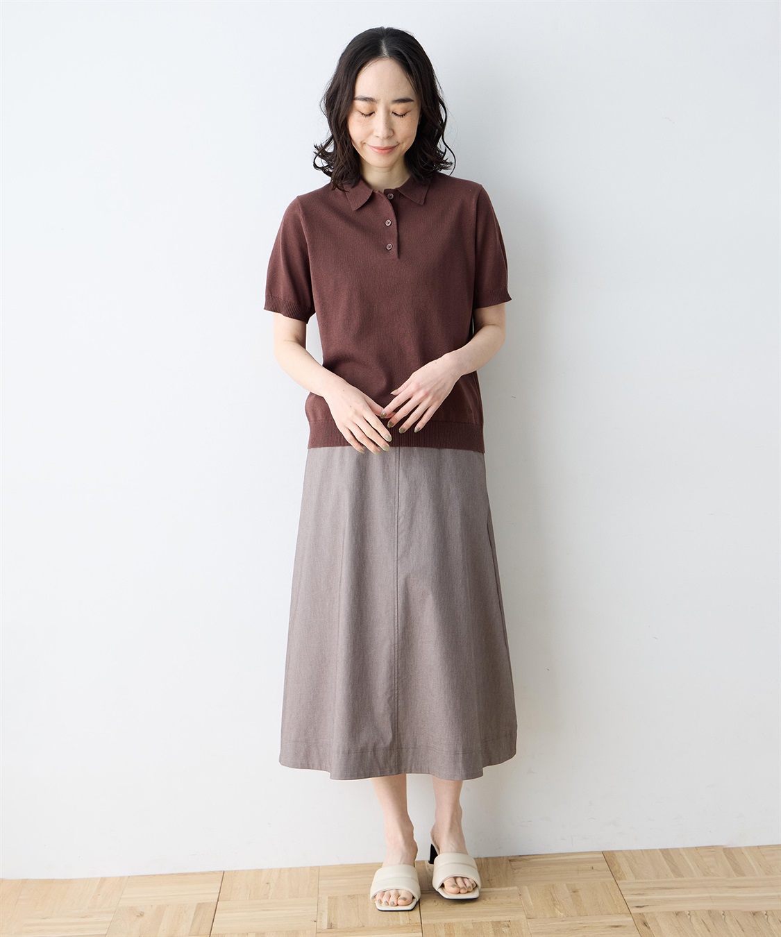 DECOY ポロカラーニット【ハンドウォッシャブル】_sub_15