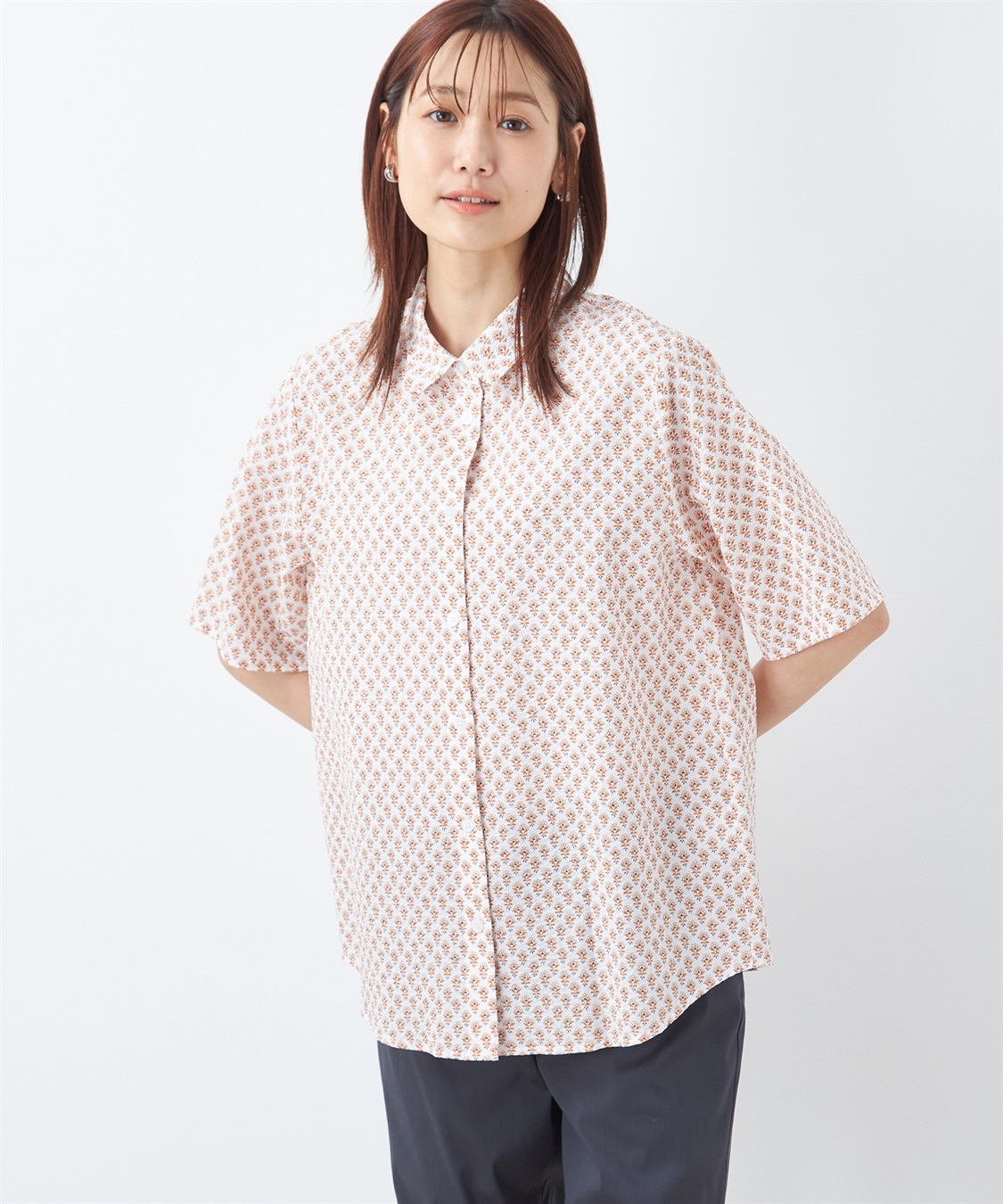 DECOY サッカープリントブラウス_sub_4