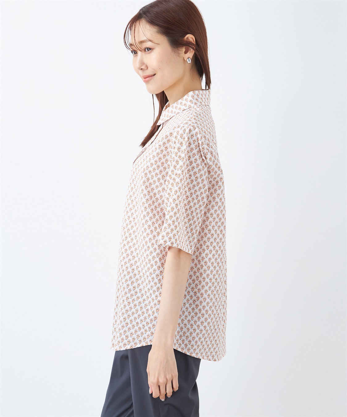 DECOY サッカープリントブラウス_sub_5