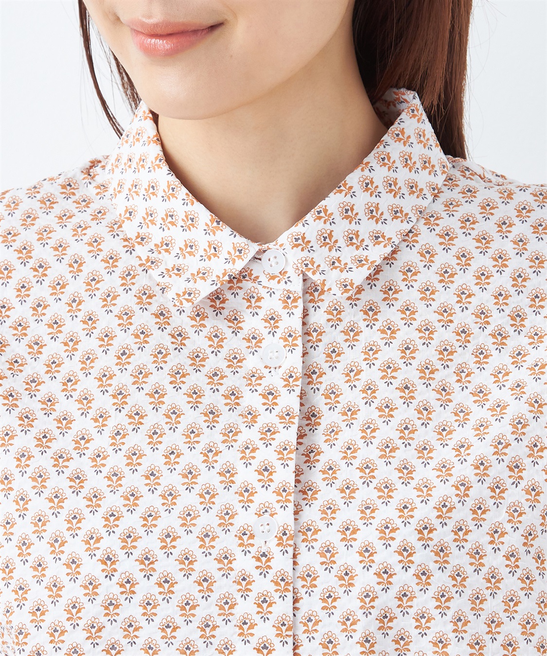 DECOY サッカープリントブラウス_sub_7