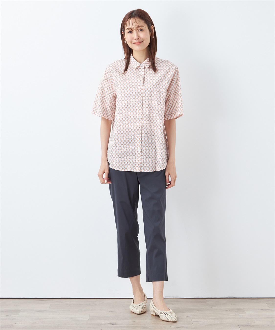 DECOY サッカープリントブラウス_sub_12