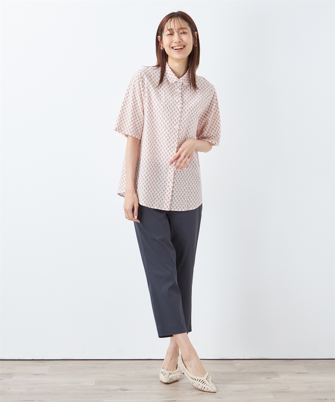 DECOY サッカープリントブラウス_sub_13