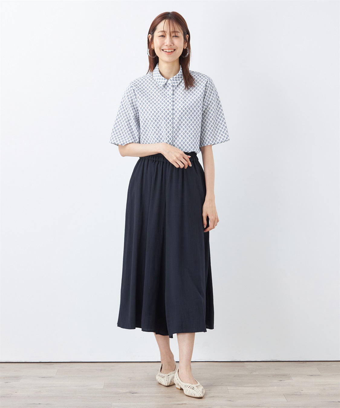 DECOY サッカープリントブラウス_sub_15