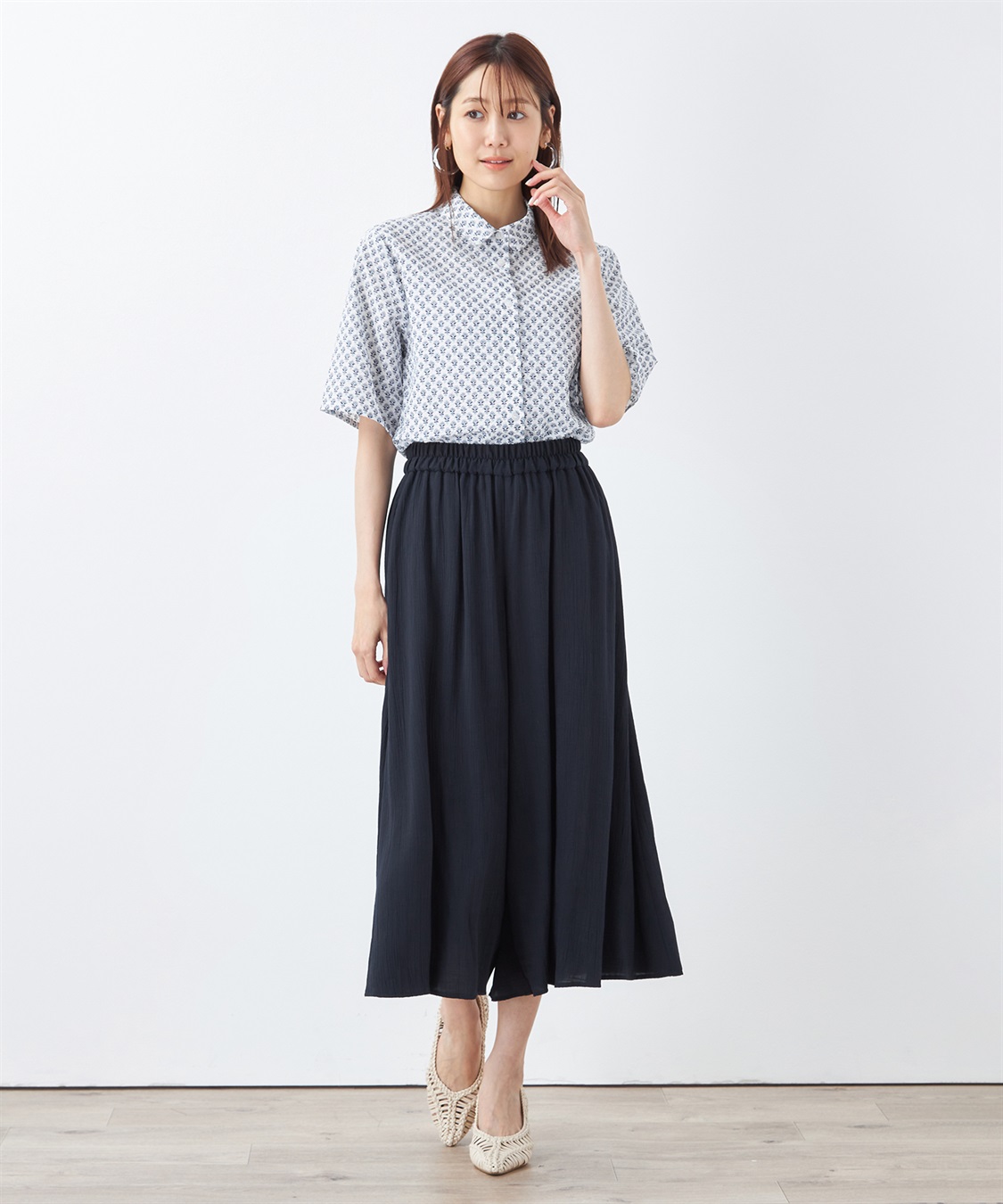 DECOY サッカープリントブラウス_sub_16