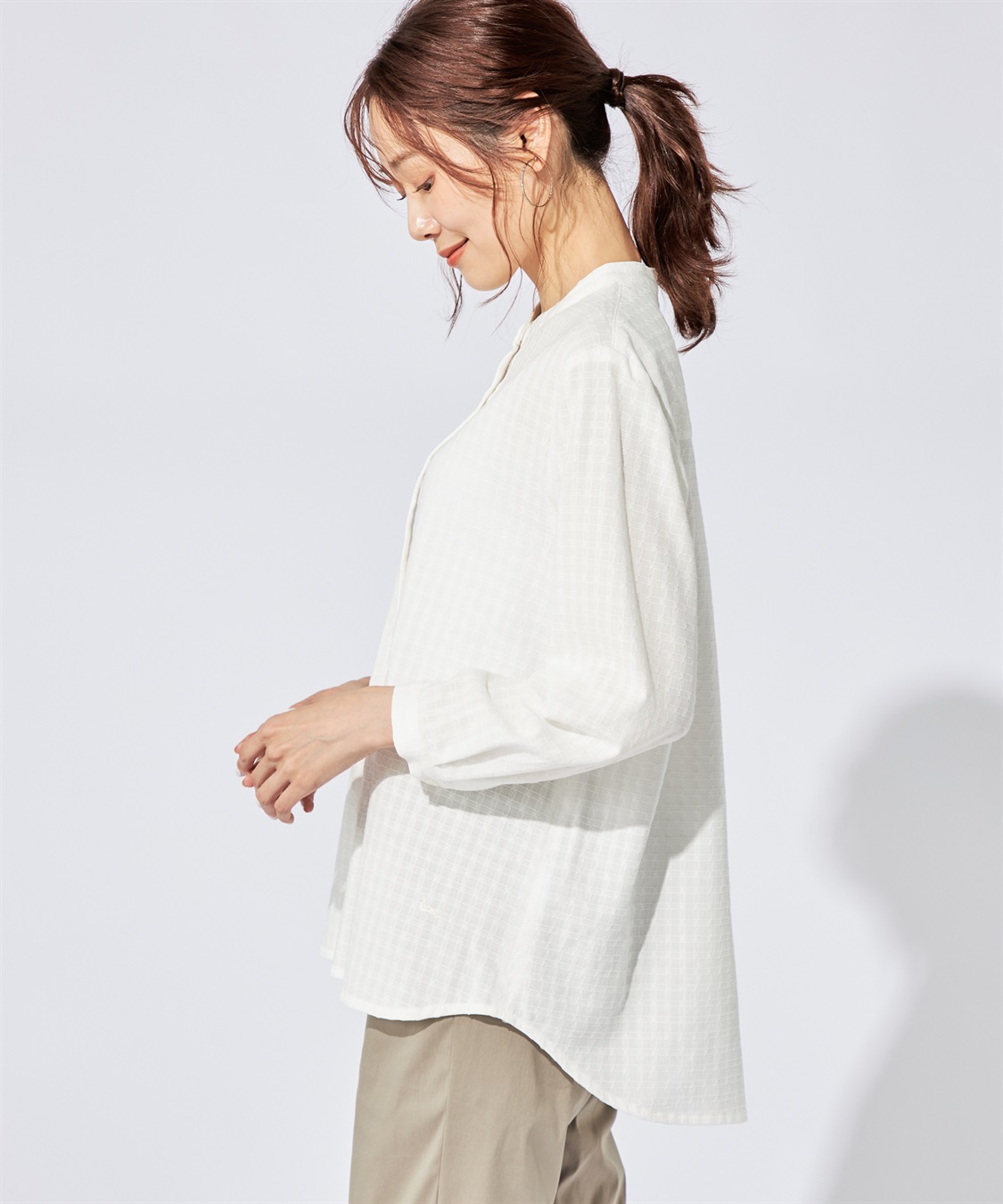 DECOY バックギャザーブラウス_sub_2