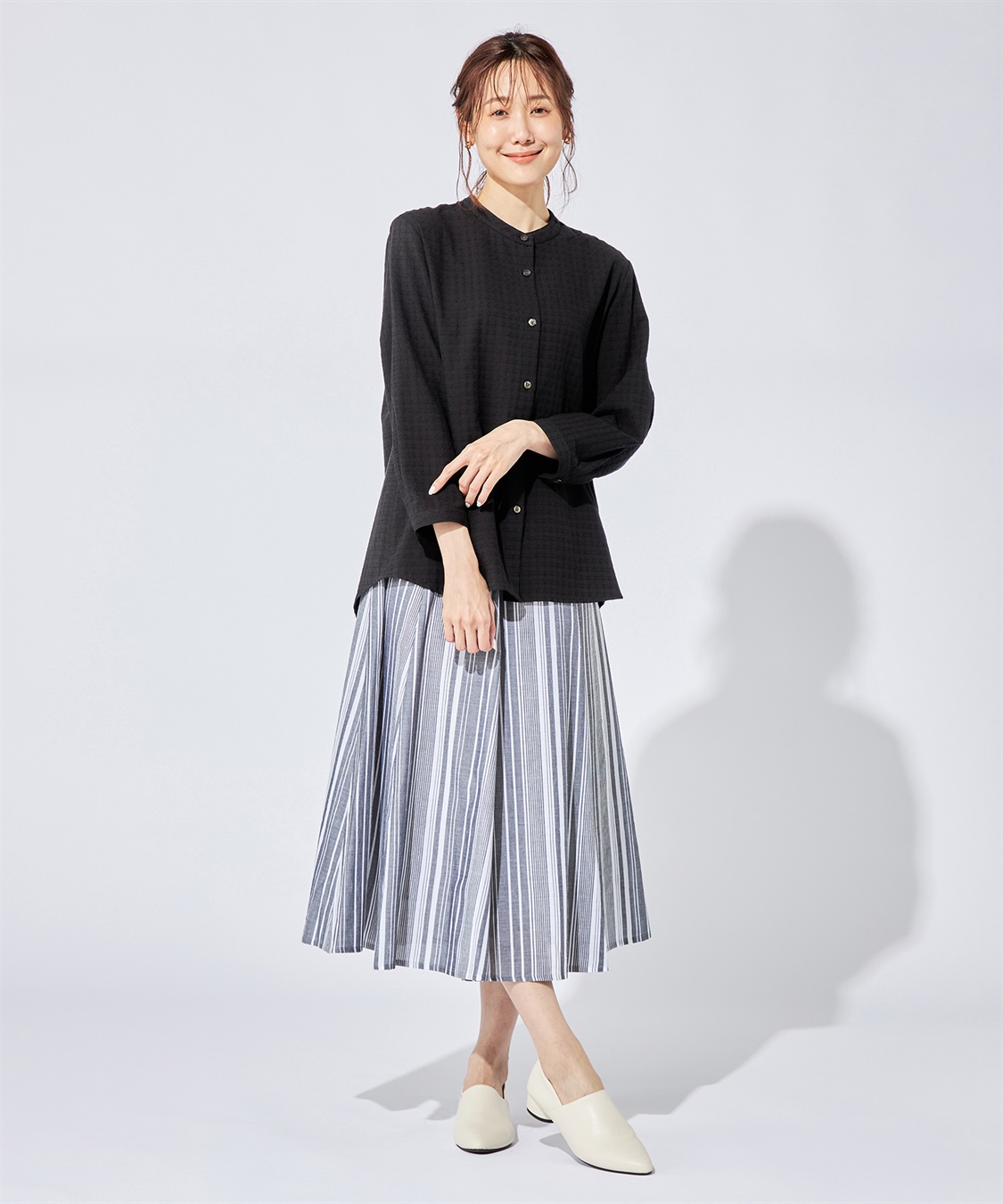 DECOY バックギャザーブラウス_sub_15