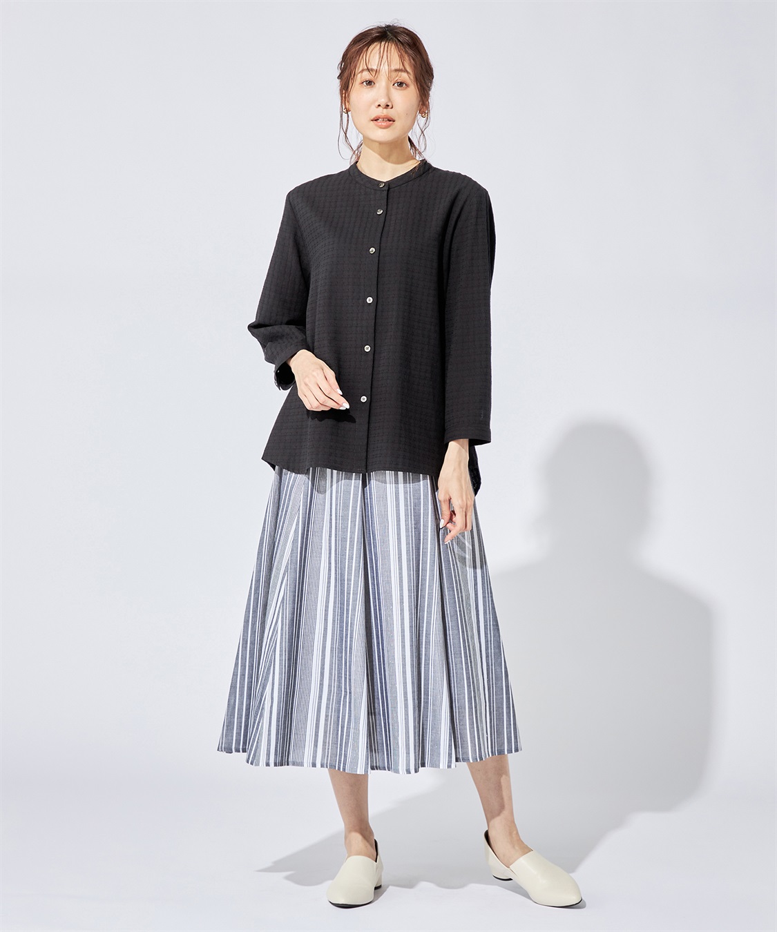 DECOY バックギャザーブラウス_sub_17