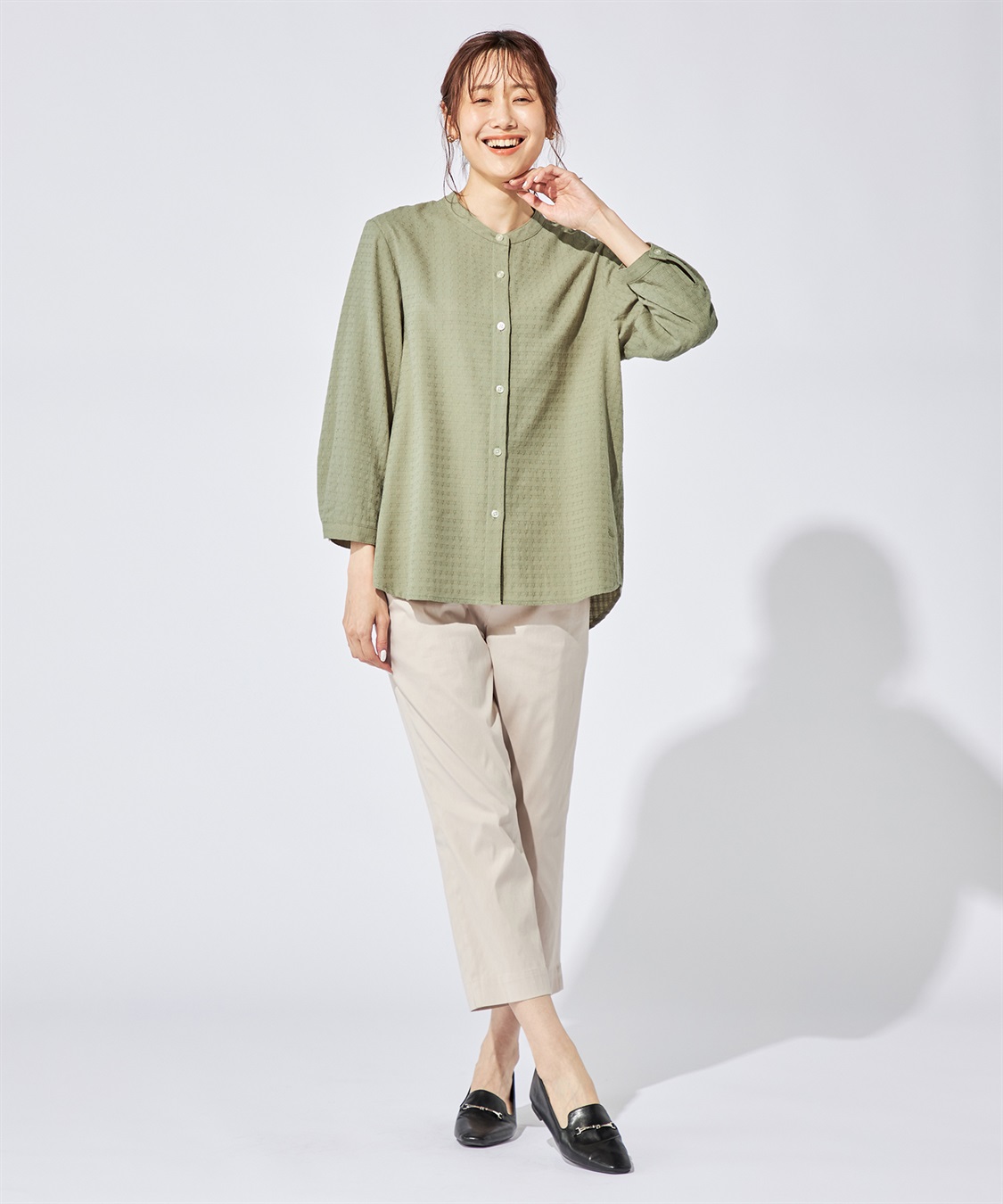 DECOY バックギャザーブラウス_sub_19