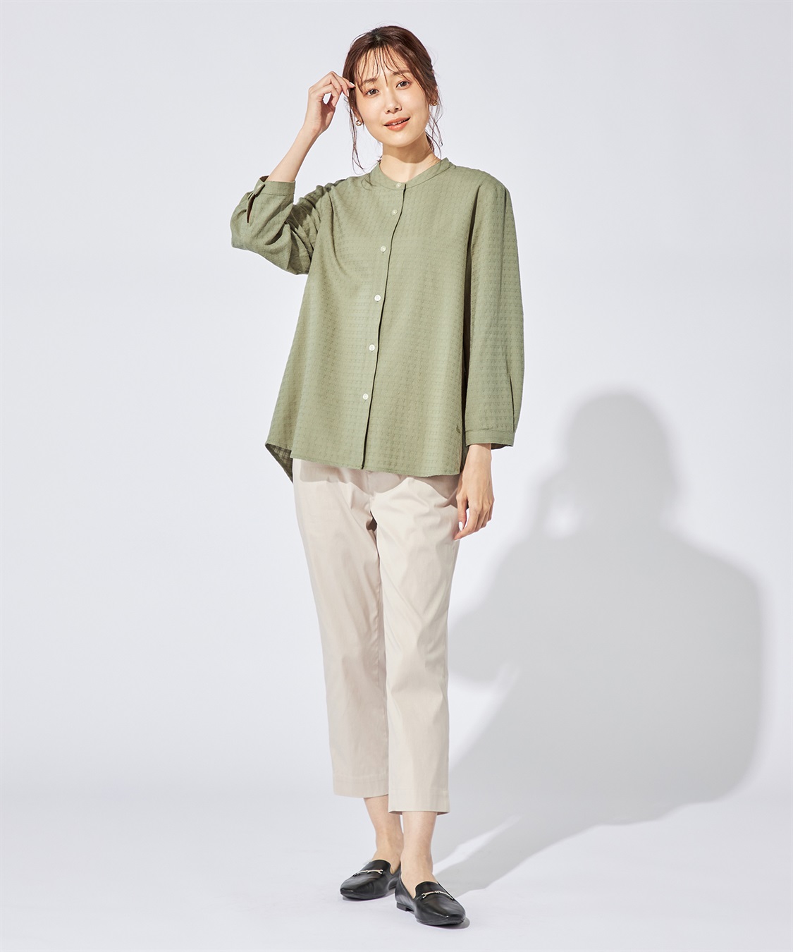 DECOY バックギャザーブラウス_sub_20