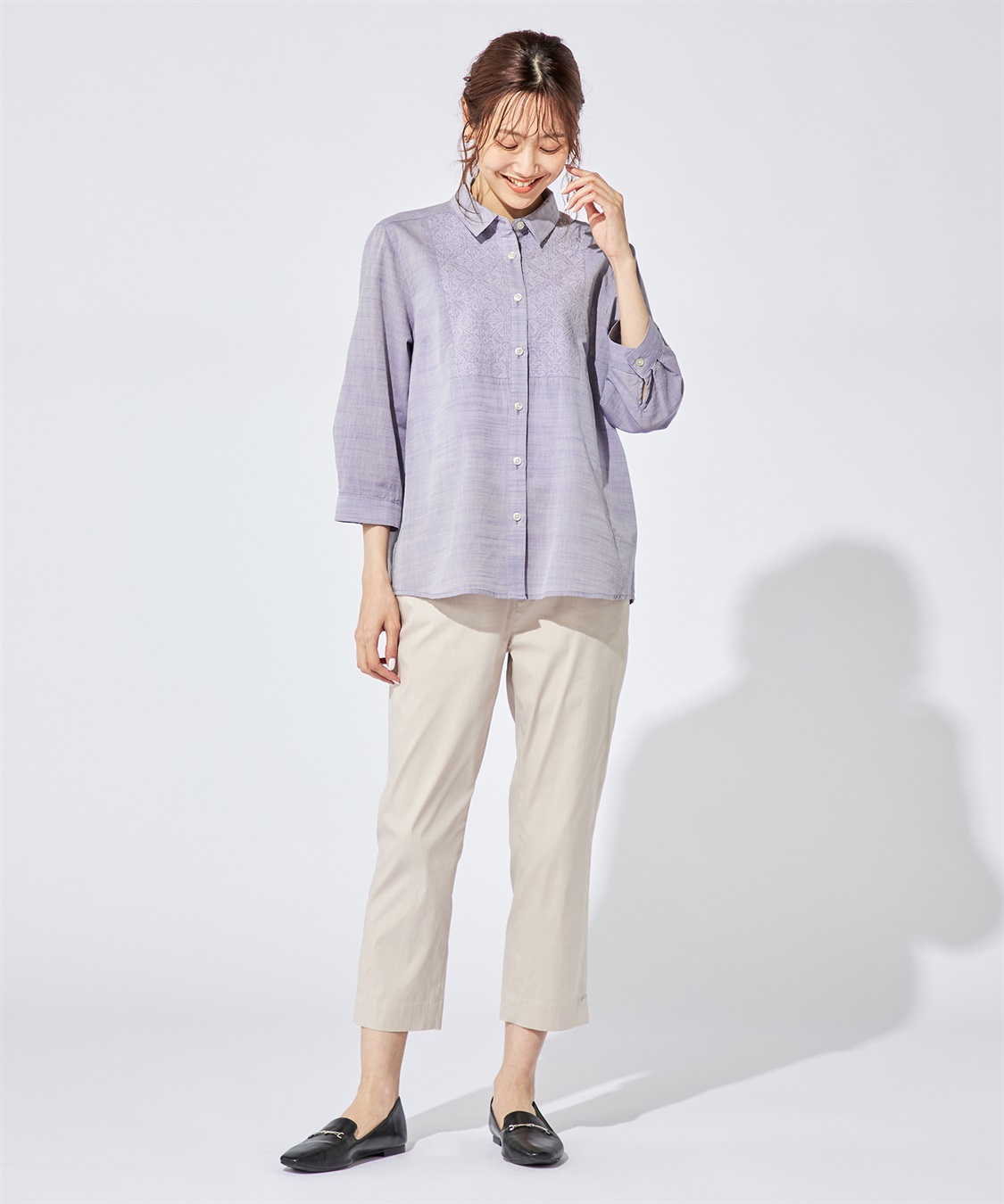 DECOY 刺しゅうブラウス_sub_14