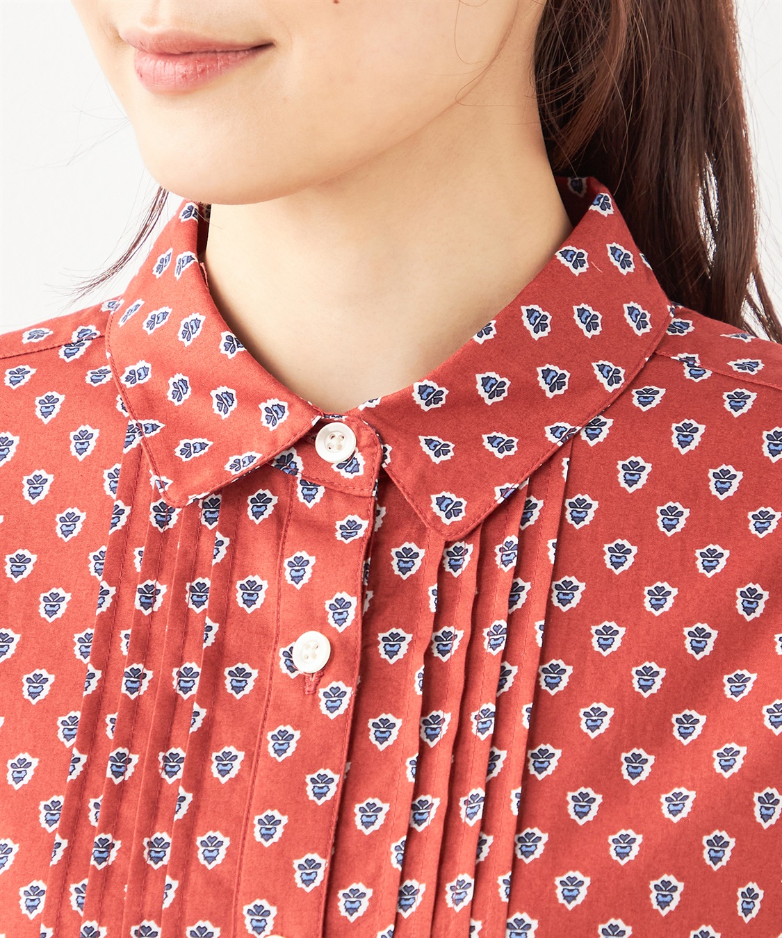 DECOY レゾリヴァードピンタックブラウス_sub_5