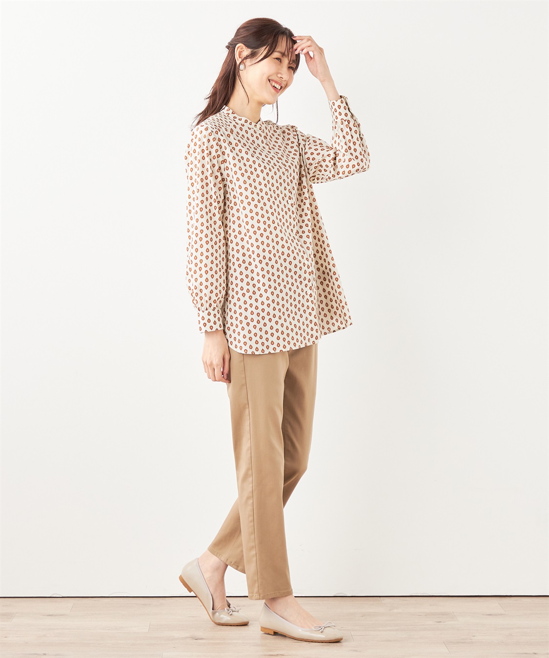 DECOY レゾリヴァードシャーリングブラウス_sub_12