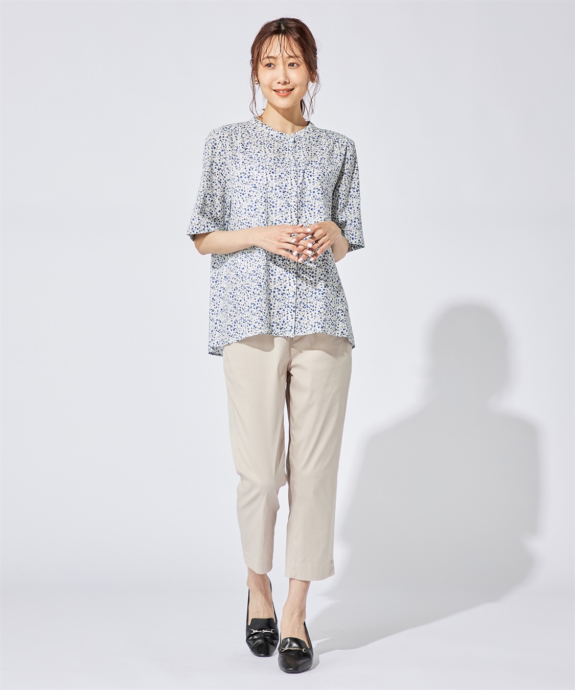 DECOY ジョーゼットプリントブラウス_sub_14