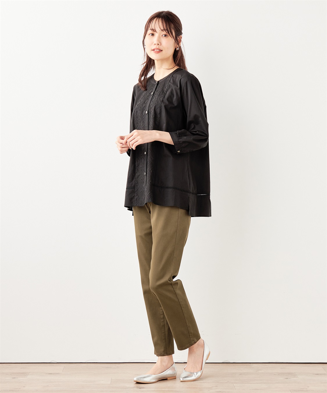 DECOY 刺しゅうブラウス_sub_16