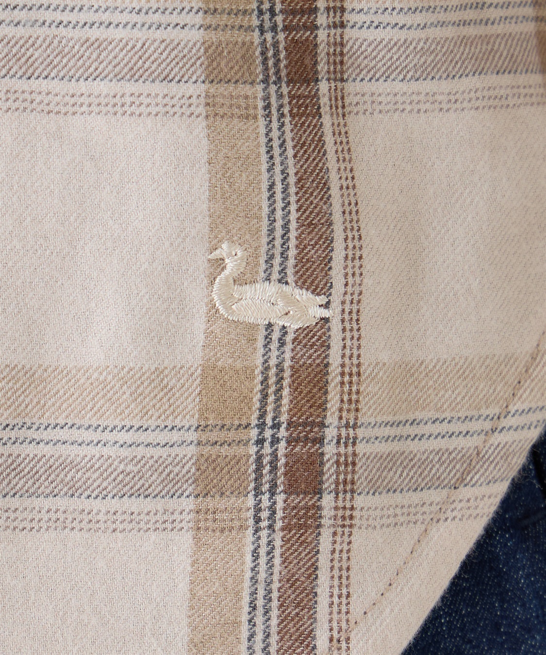 DECOY 裏毛チェックシャツ_sub_6