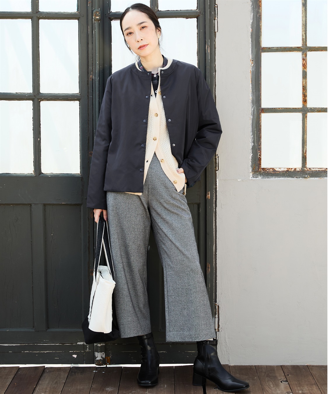 DECOY 裏毛チェックシャツ_sub_18