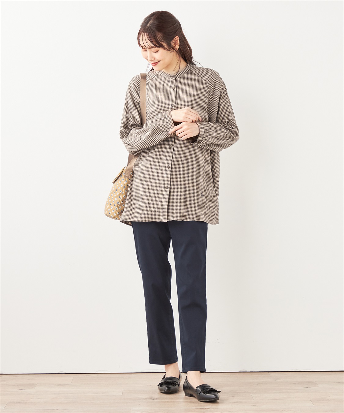 DECOY シャーリングチュニックブラウス_sub_12