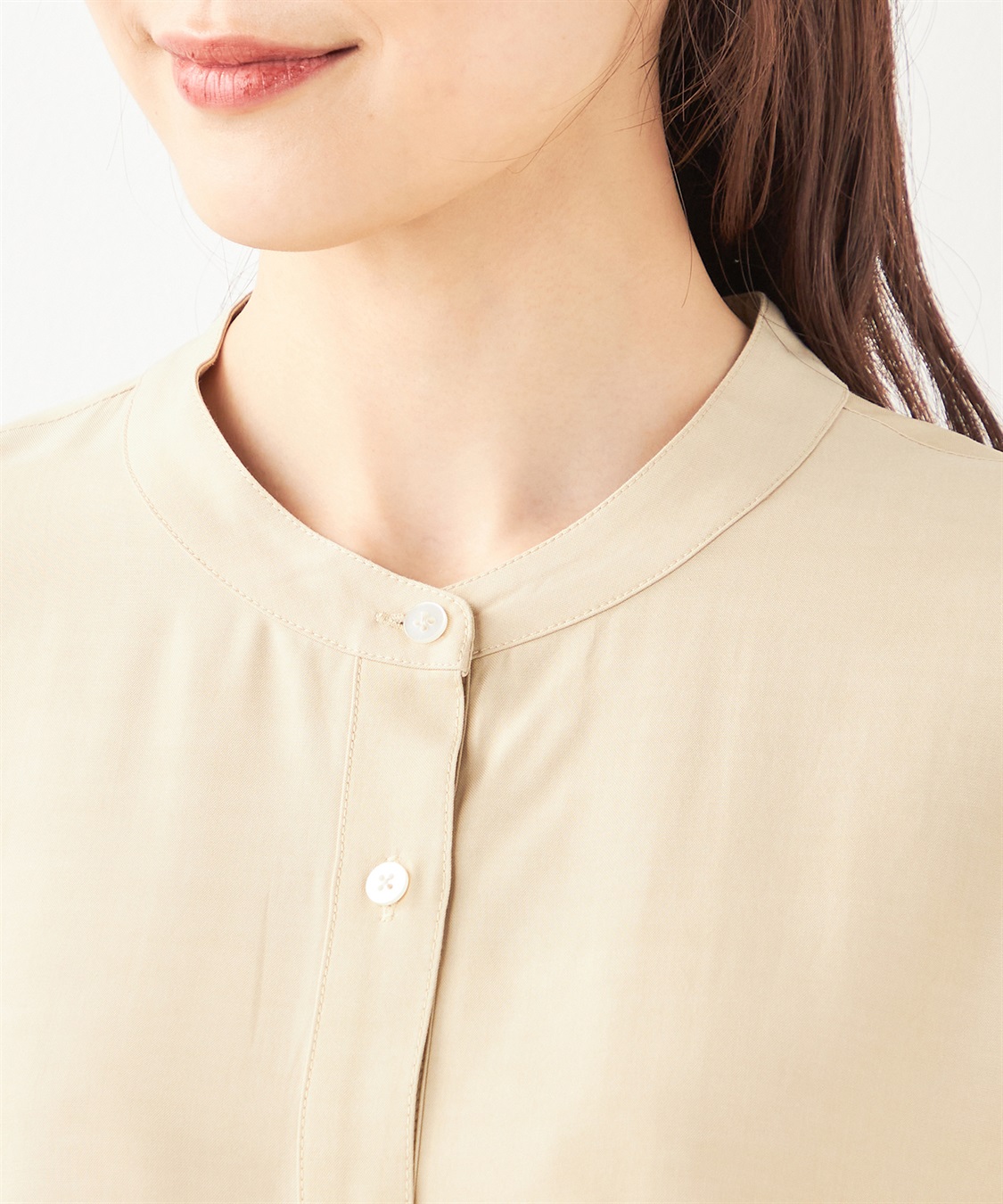 切替ギャザーブラウス DECOY｜クロスプラス公式通販サイト