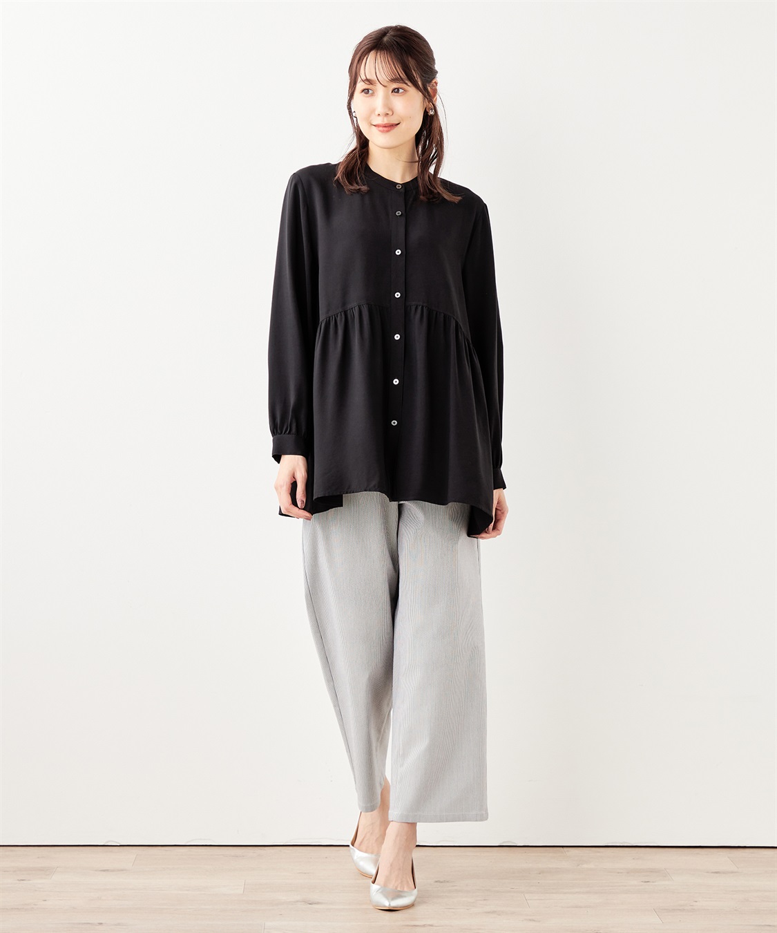 DECOY 切替ギャザーブラウス_sub_15