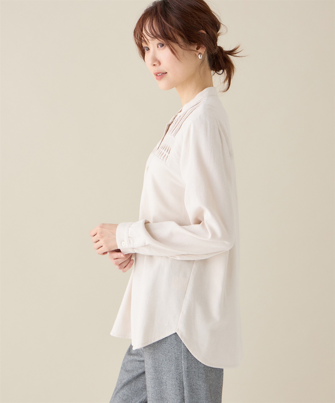 DECOY 起毛レースブラウス _sub_1