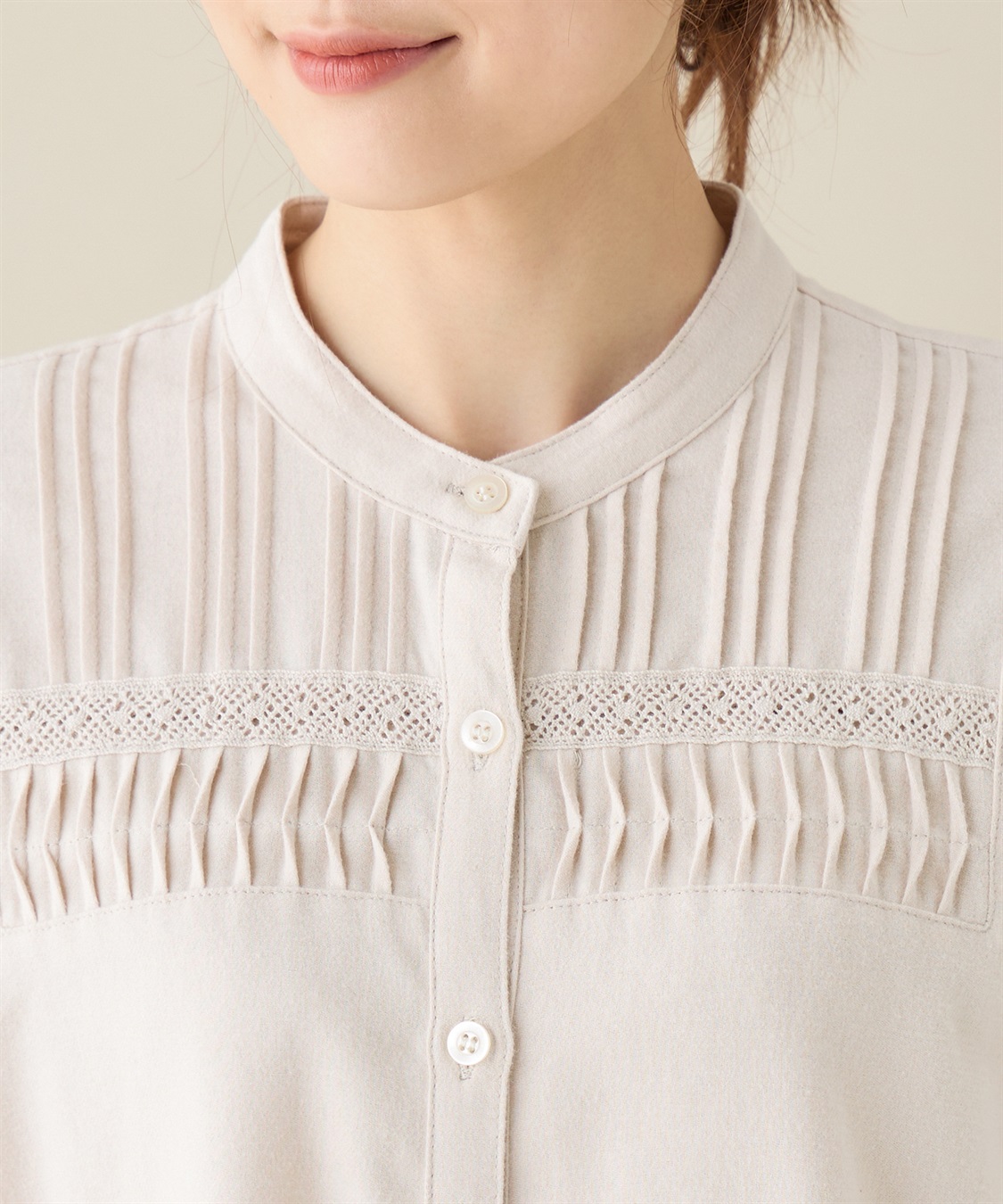 DECOY 起毛レースブラウス _sub_3