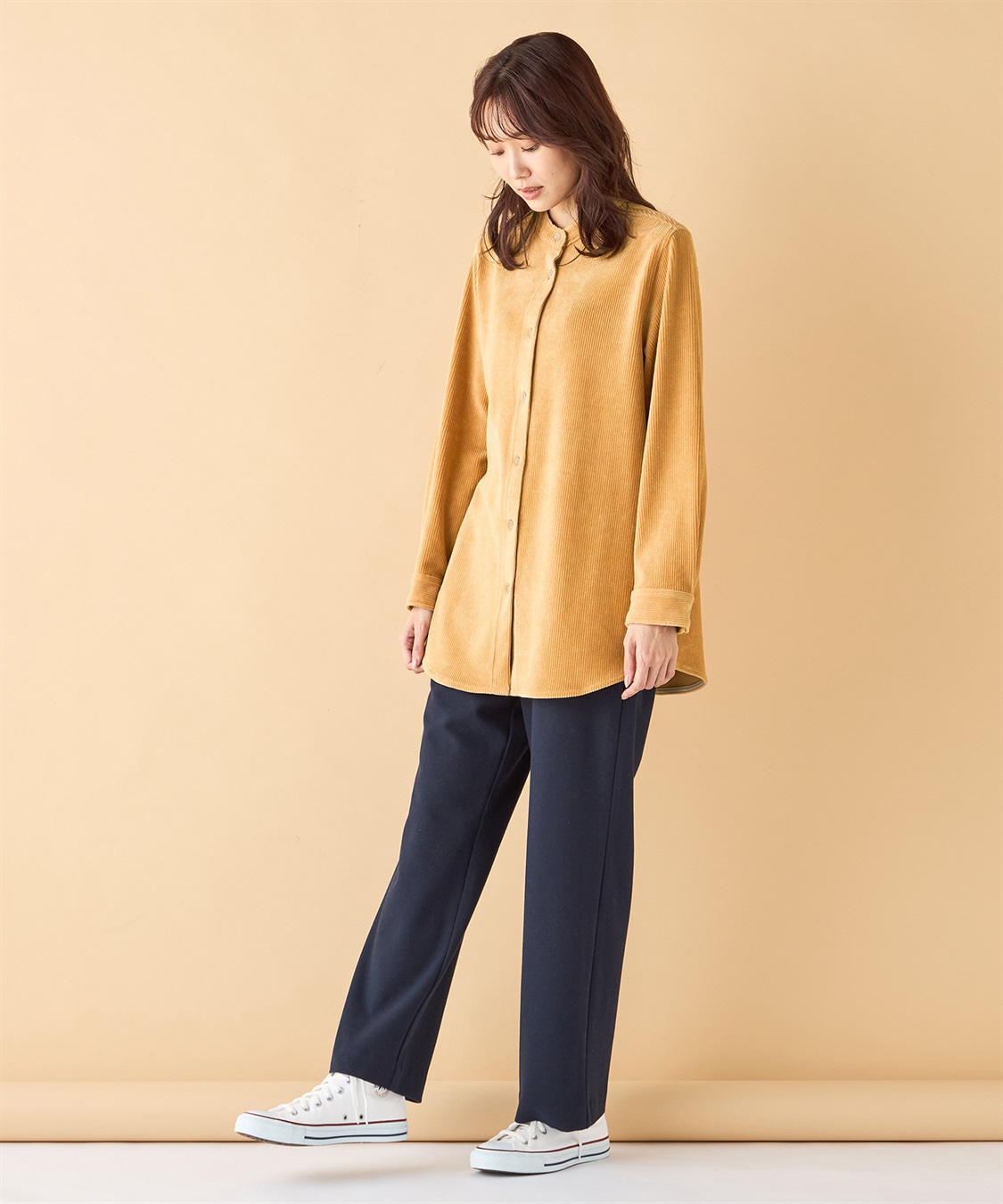 DECOY コーデュロイチェックブラウス_sub_14