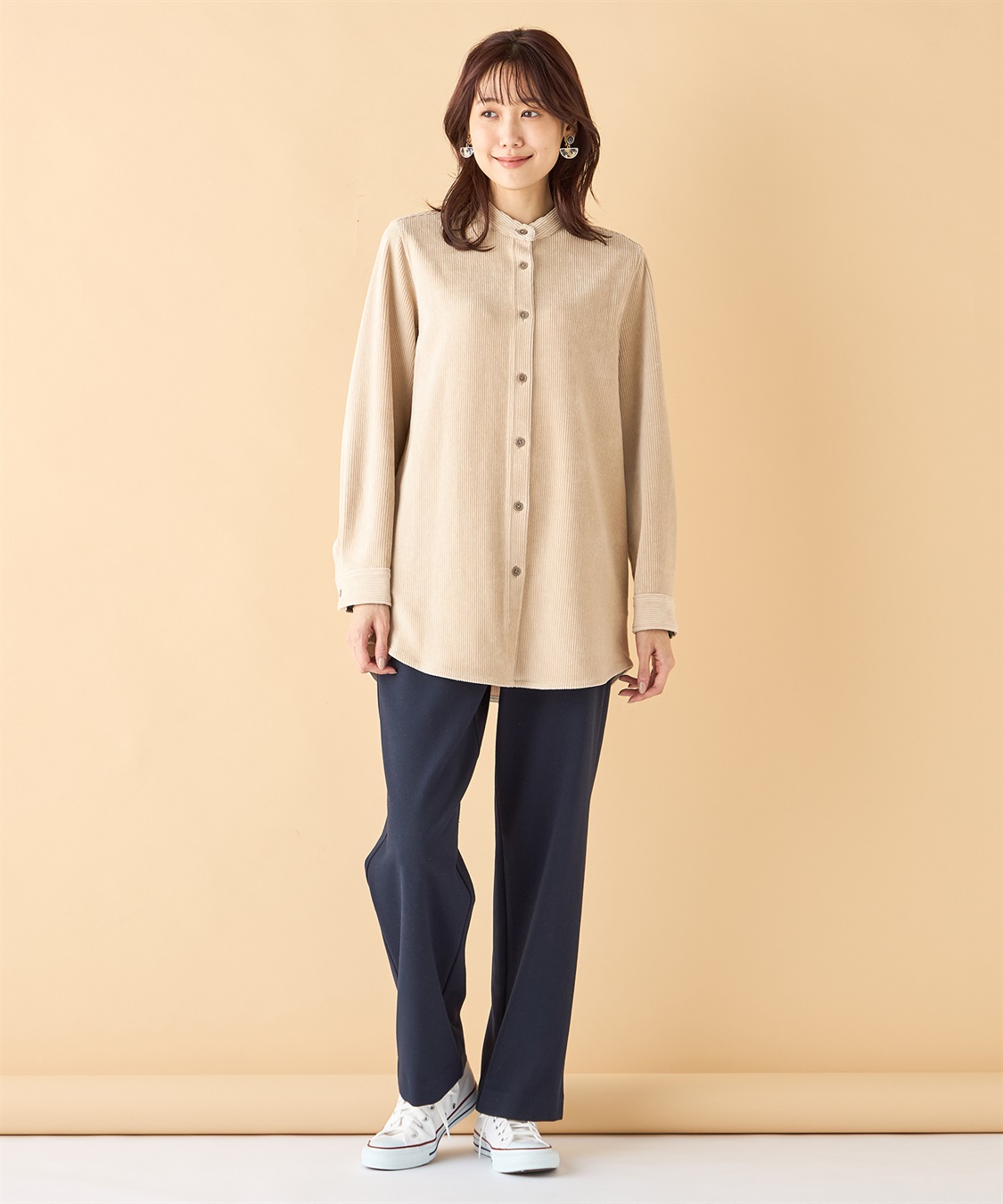 DECOY コーデュロイチェックブラウス_sub_16