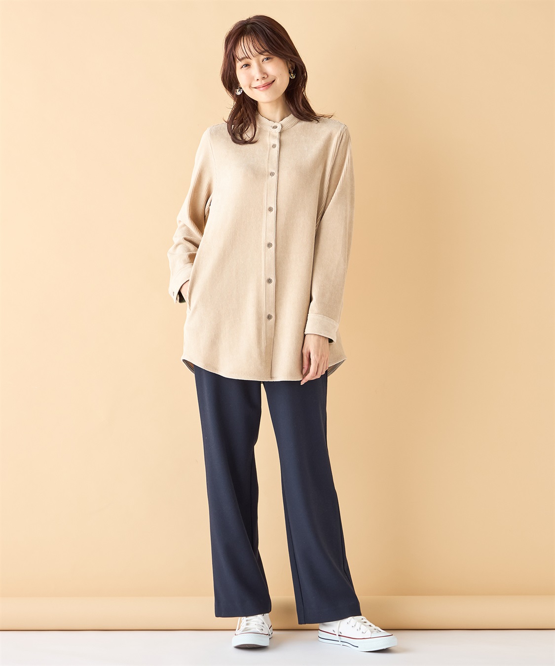 DECOY コーデュロイチェックブラウス_sub_17