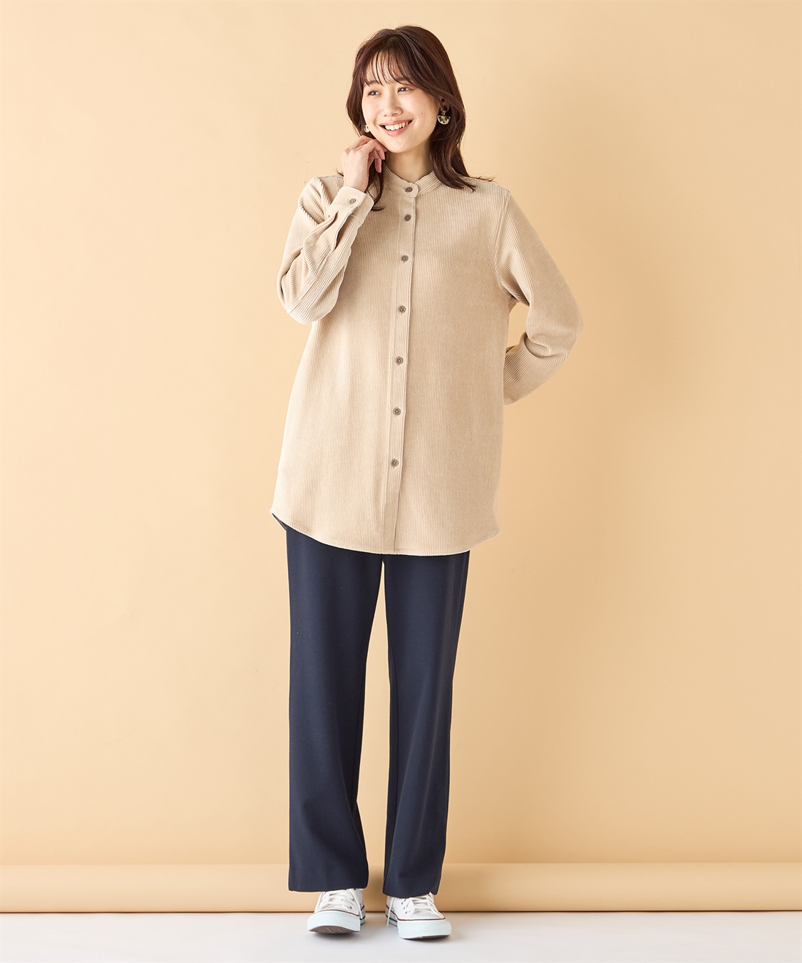 DECOY コーデュロイチェックブラウス_sub_18