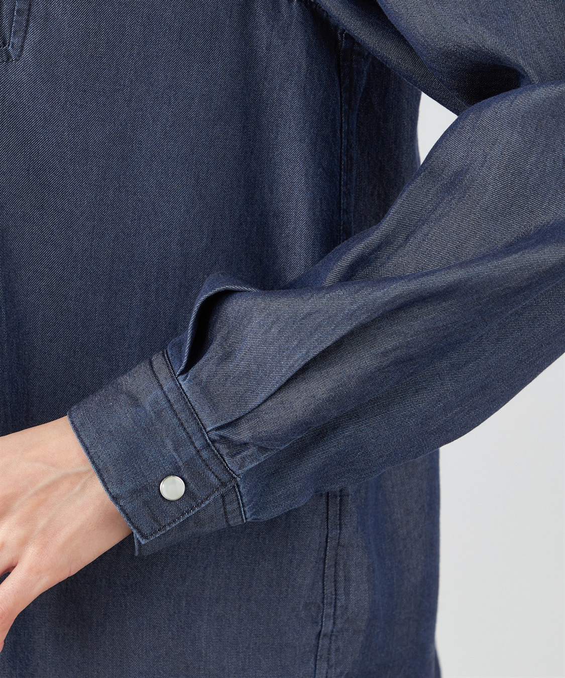 DECOY テンセルデニムピンタックシャツ_sub_5
