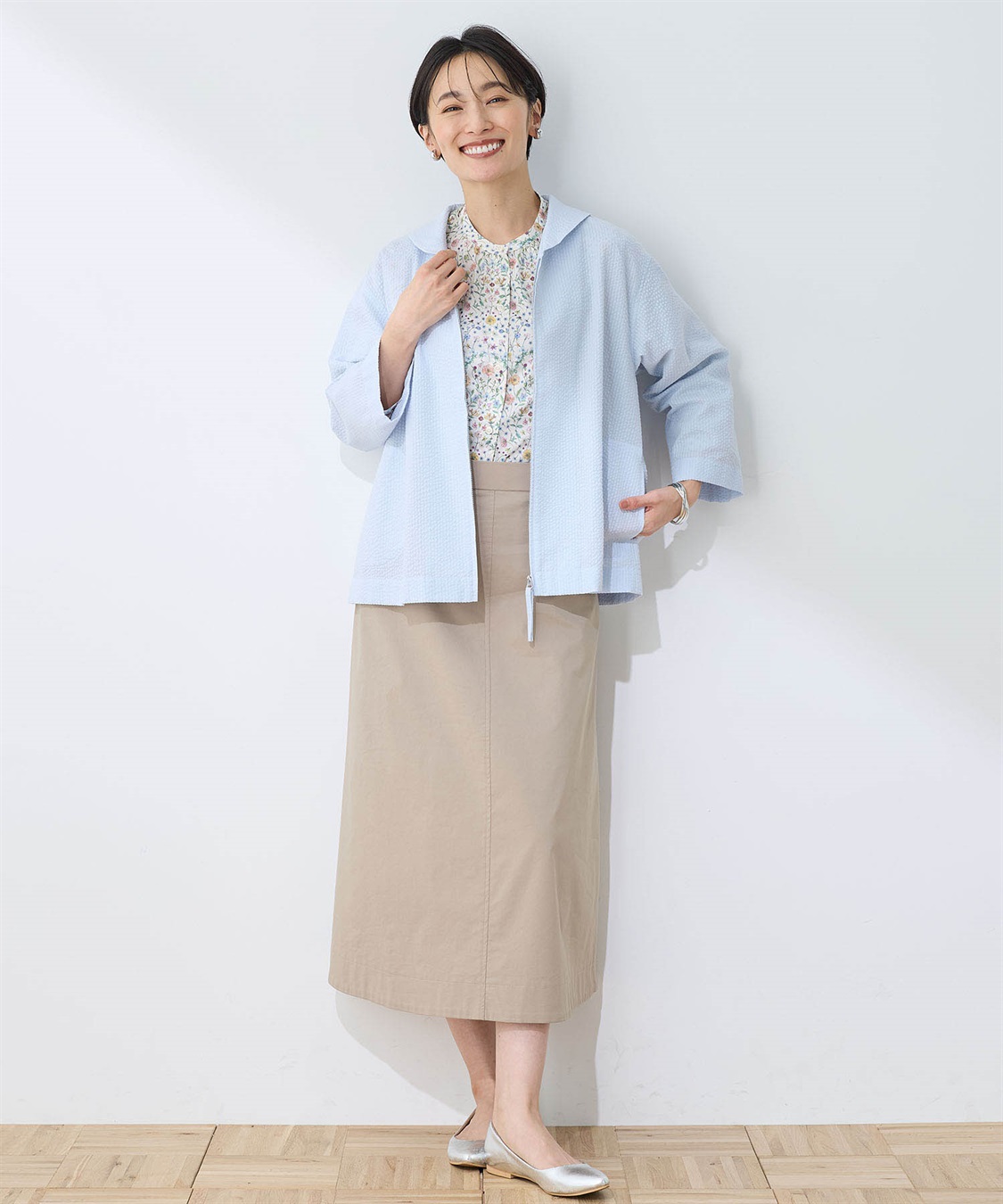 DECOY リバティプリントボタニカルブラウス_sub_11