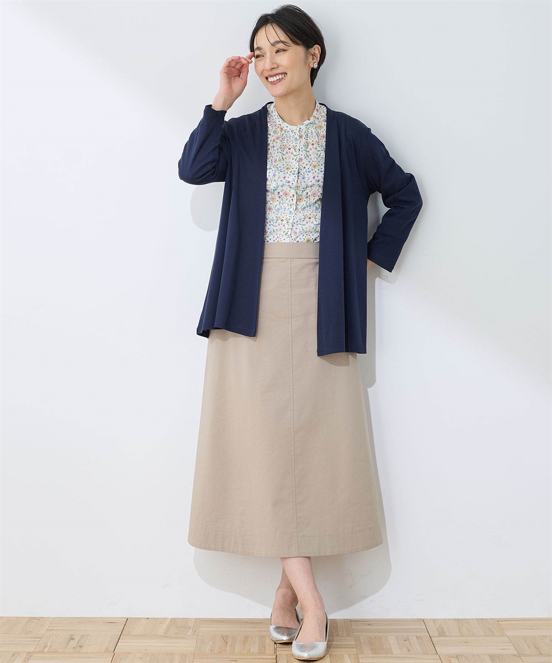 DECOY リバティプリントボタニカルブラウス_sub_12