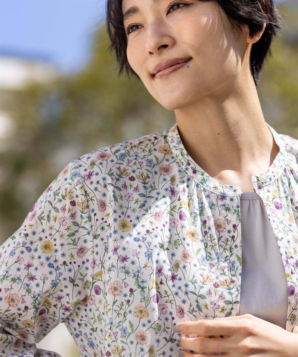 DECOY リバティプリントボタニカルブラウス_sub_13