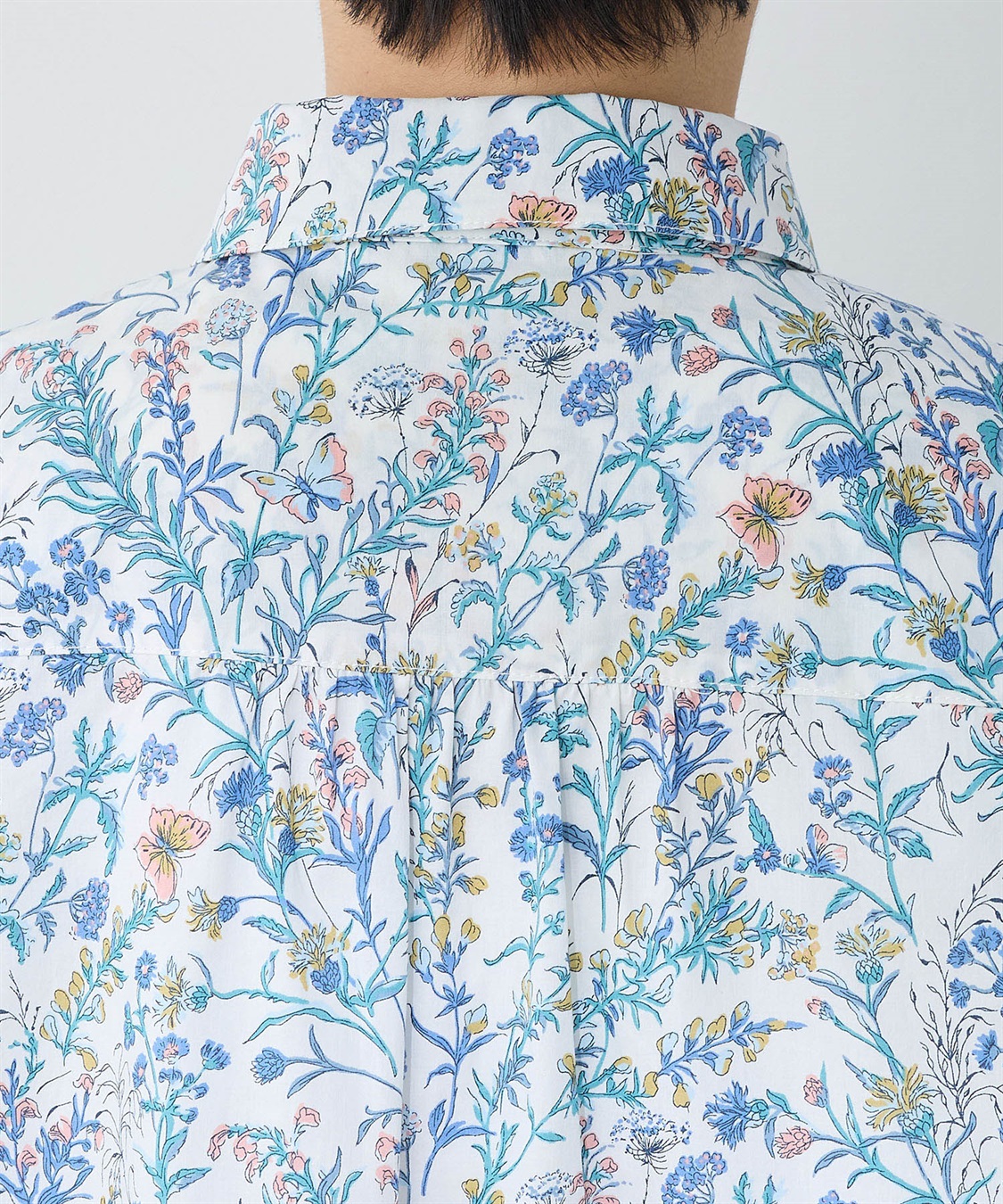 DECOY リバティプリントピンタックブラウス_sub_5