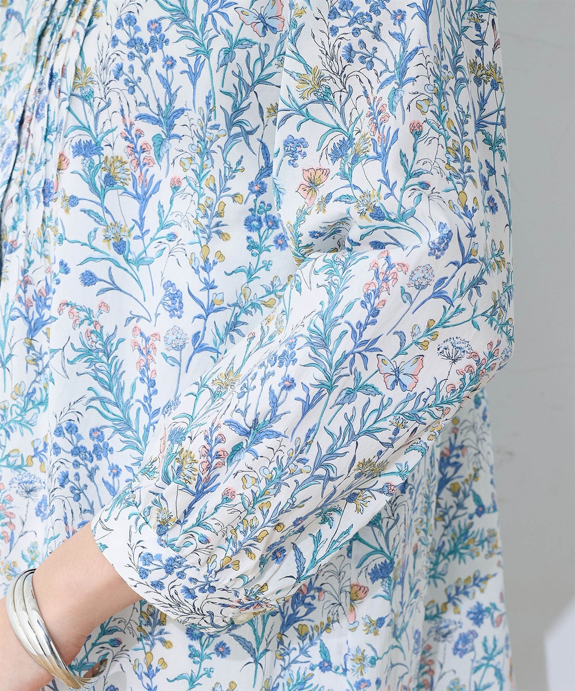 DECOY リバティプリントピンタックブラウス_sub_7