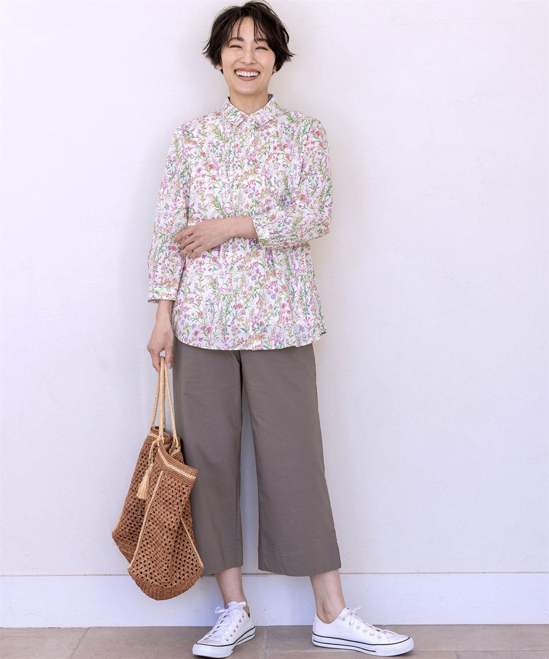 DECOY リバティプリントピンタックブラウス_sub_13