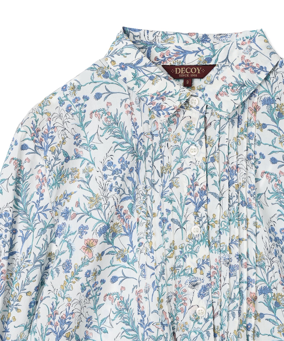 DECOY リバティプリントピンタックブラウス_sub_21