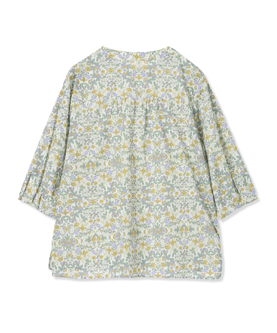 DECOY リバティプリントボリュームスリーブブラウス_sub_14