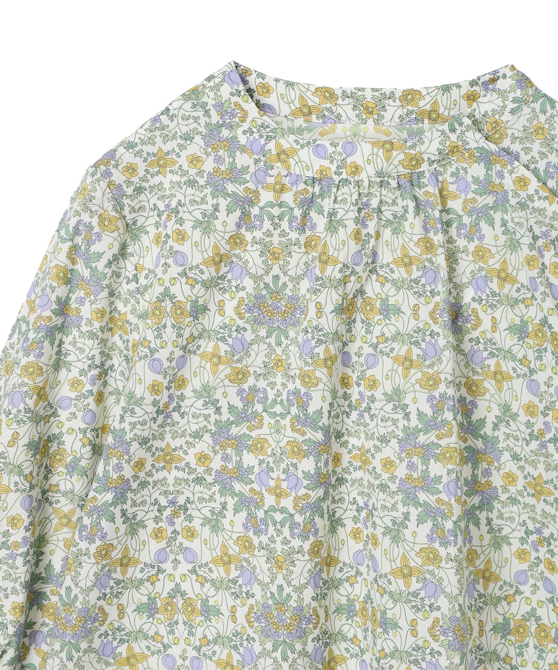 DECOY リバティプリントボリュームスリーブブラウス_sub_15