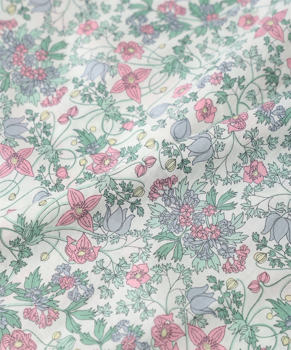 DECOY リバティプリントボリュームスリーブブラウス_sub_19