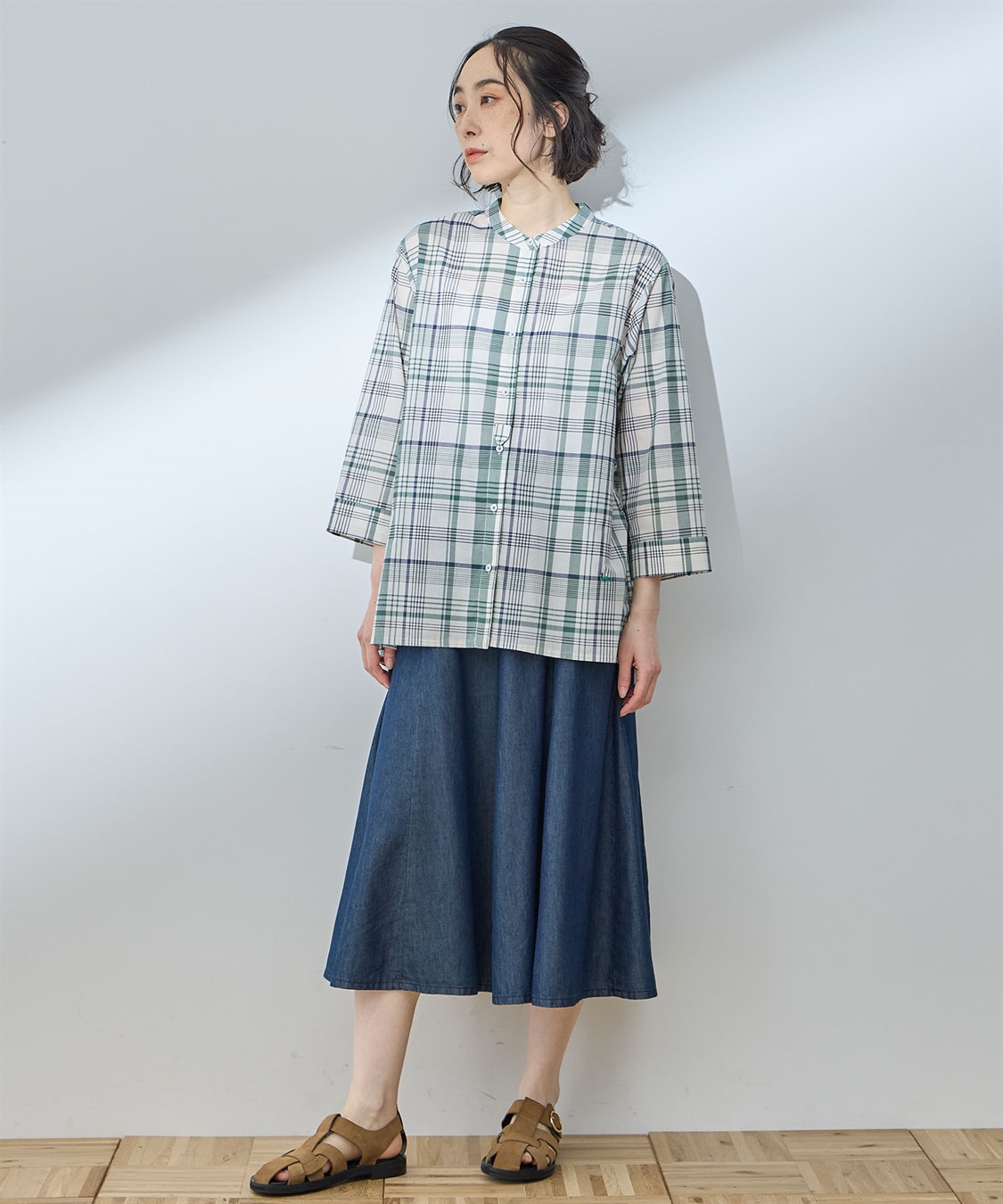 DECOY 【シワになりにくい】タックブラウス_sub_12