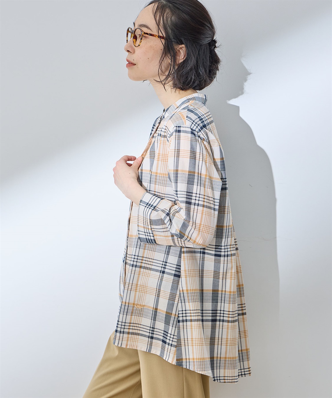 DECOY 【シワになりにくい】タックブラウス_sub_16