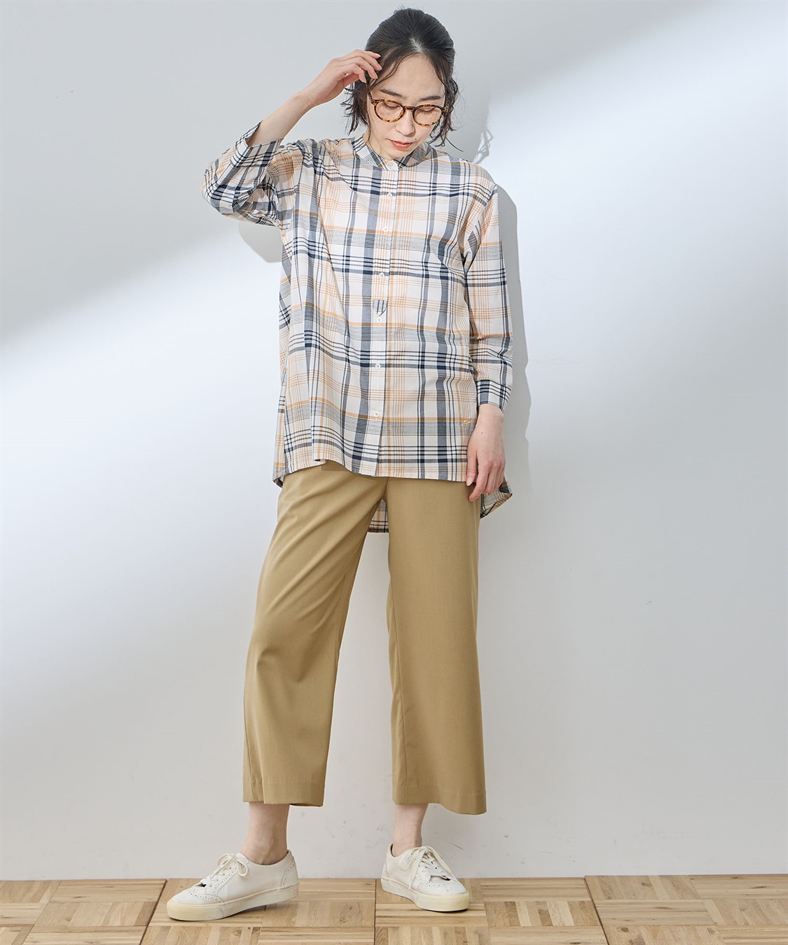 DECOY 【シワになりにくい】タックブラウス_sub_17