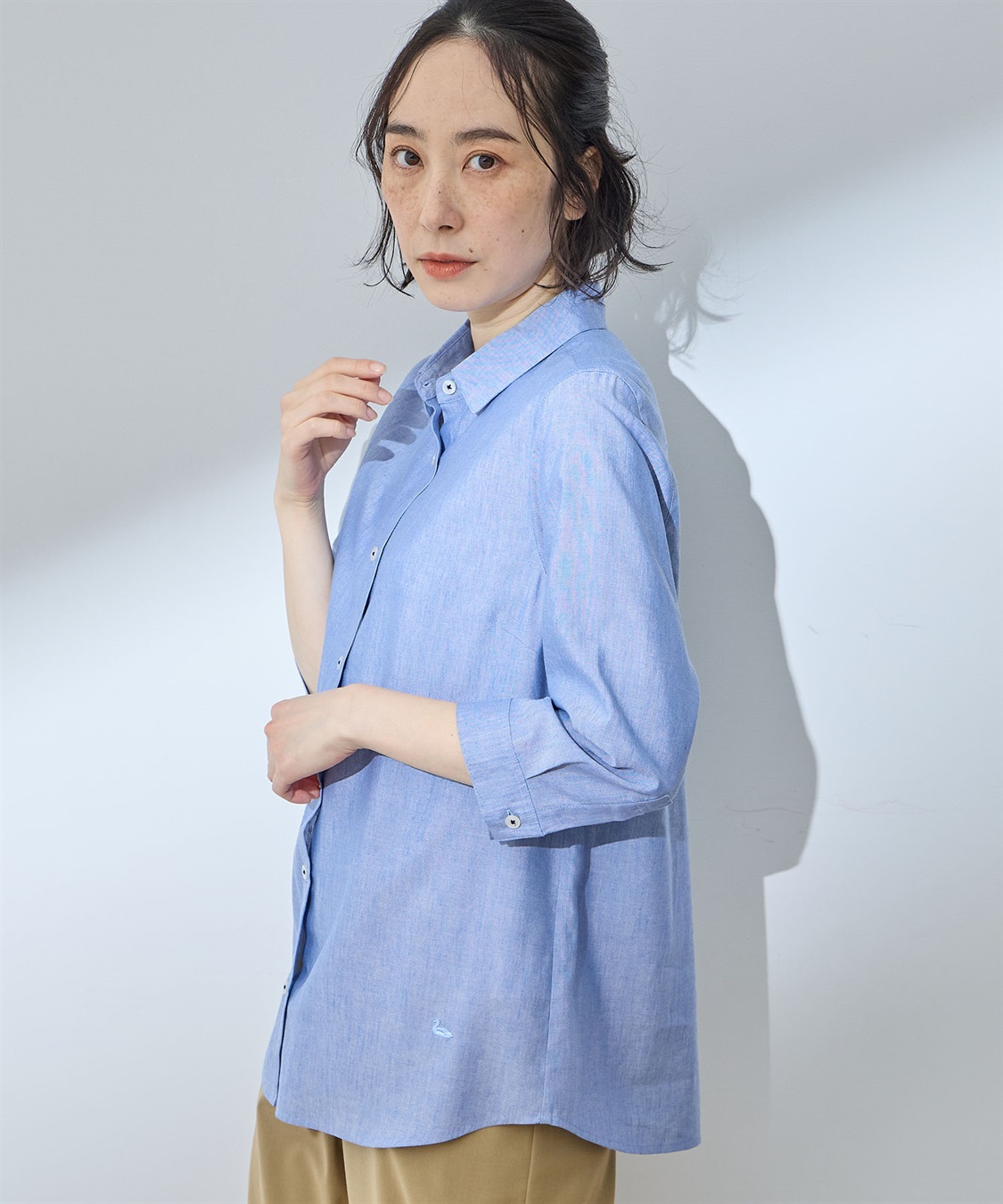 シワになりにくい】ロールアップシャツ DECOY｜クロスプラス公式通販サイト