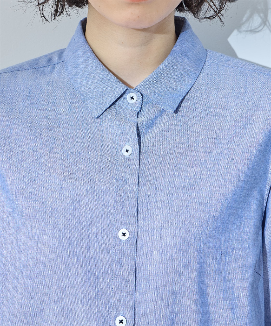 DECOY 【シワになりにくい】ロールアップシャツ_sub_4