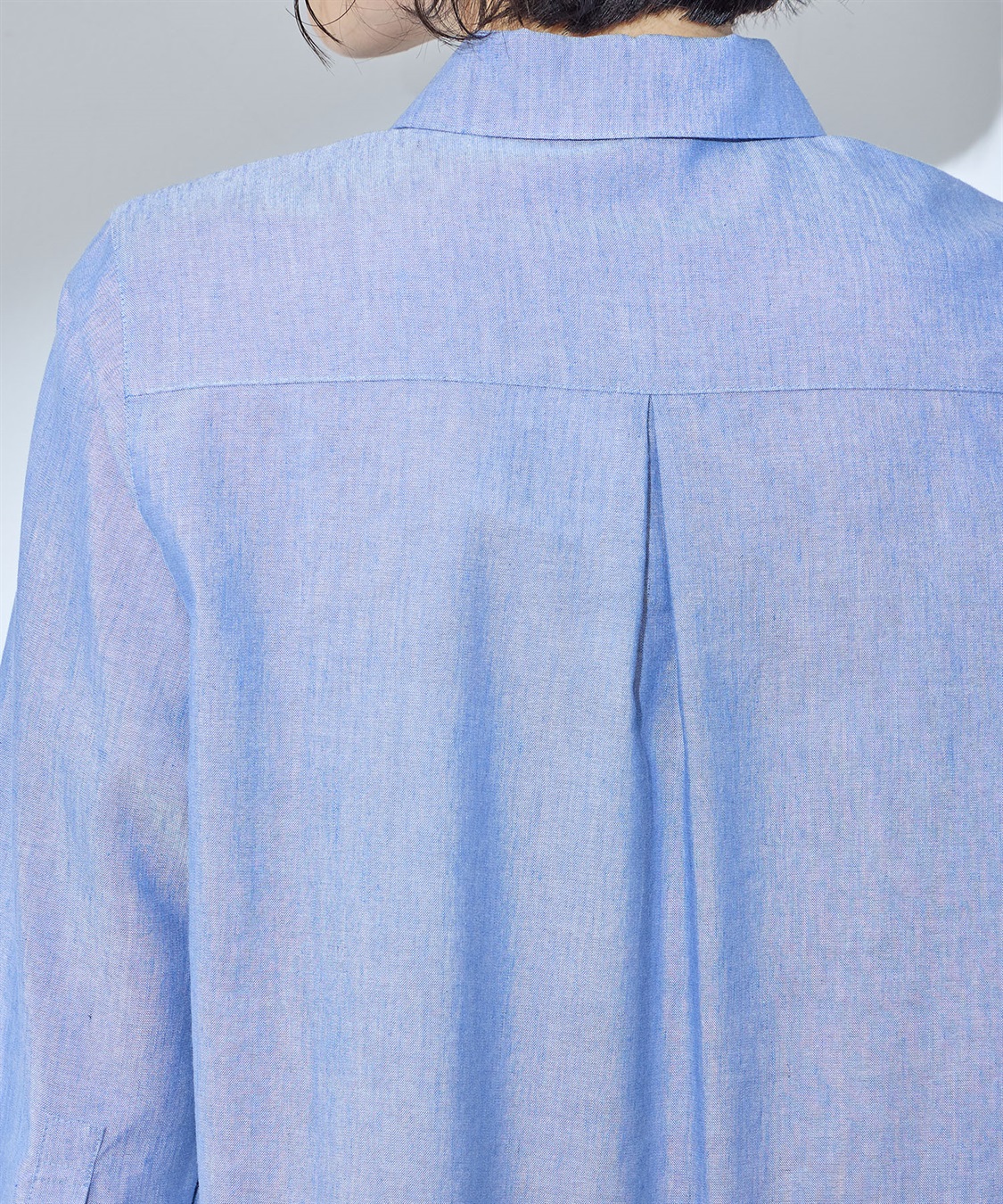 DECOY 【シワになりにくい】ロールアップシャツ_sub_8