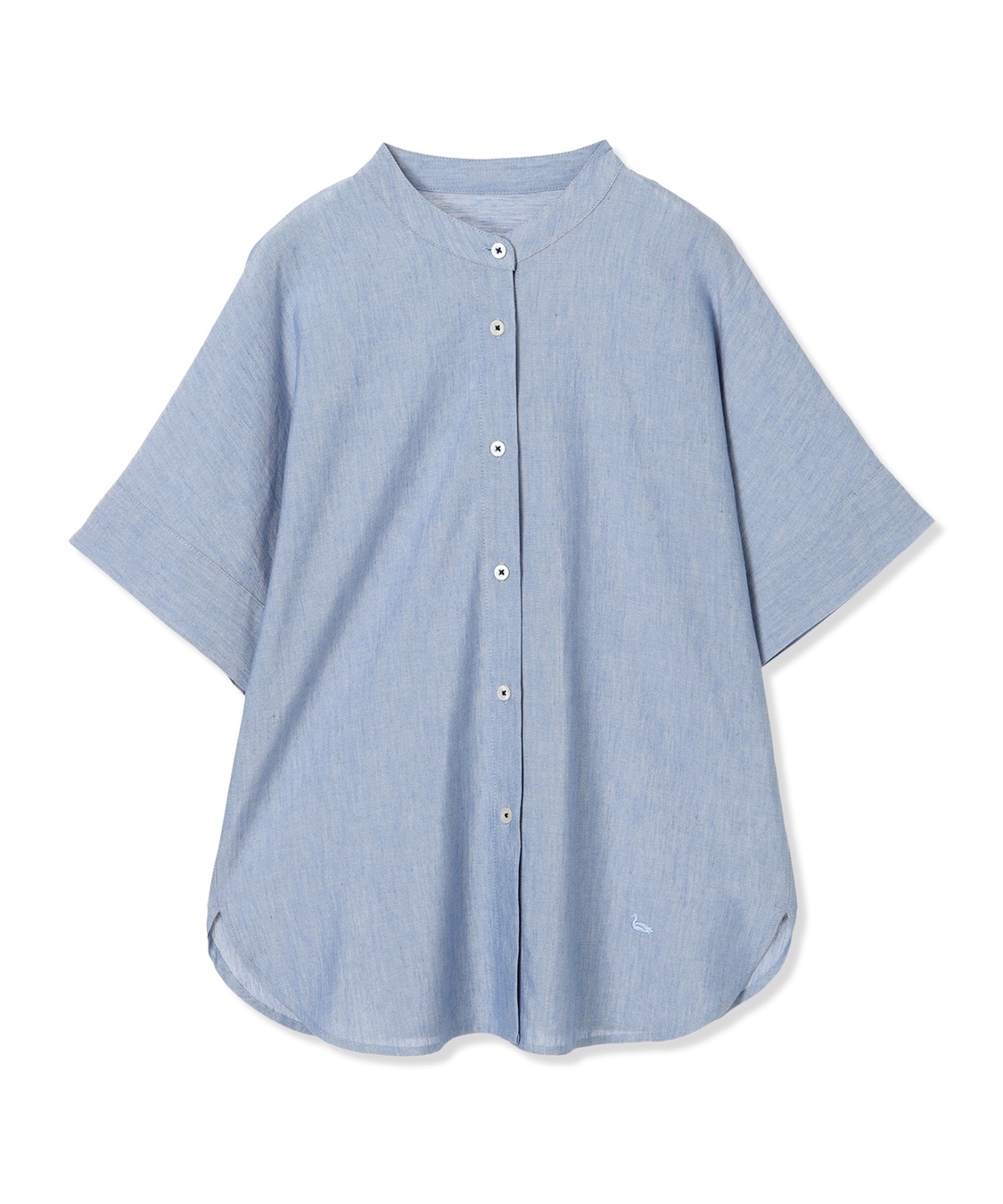 DECOY 【シワになりにくい】バンドカラーブラウス_sub_13