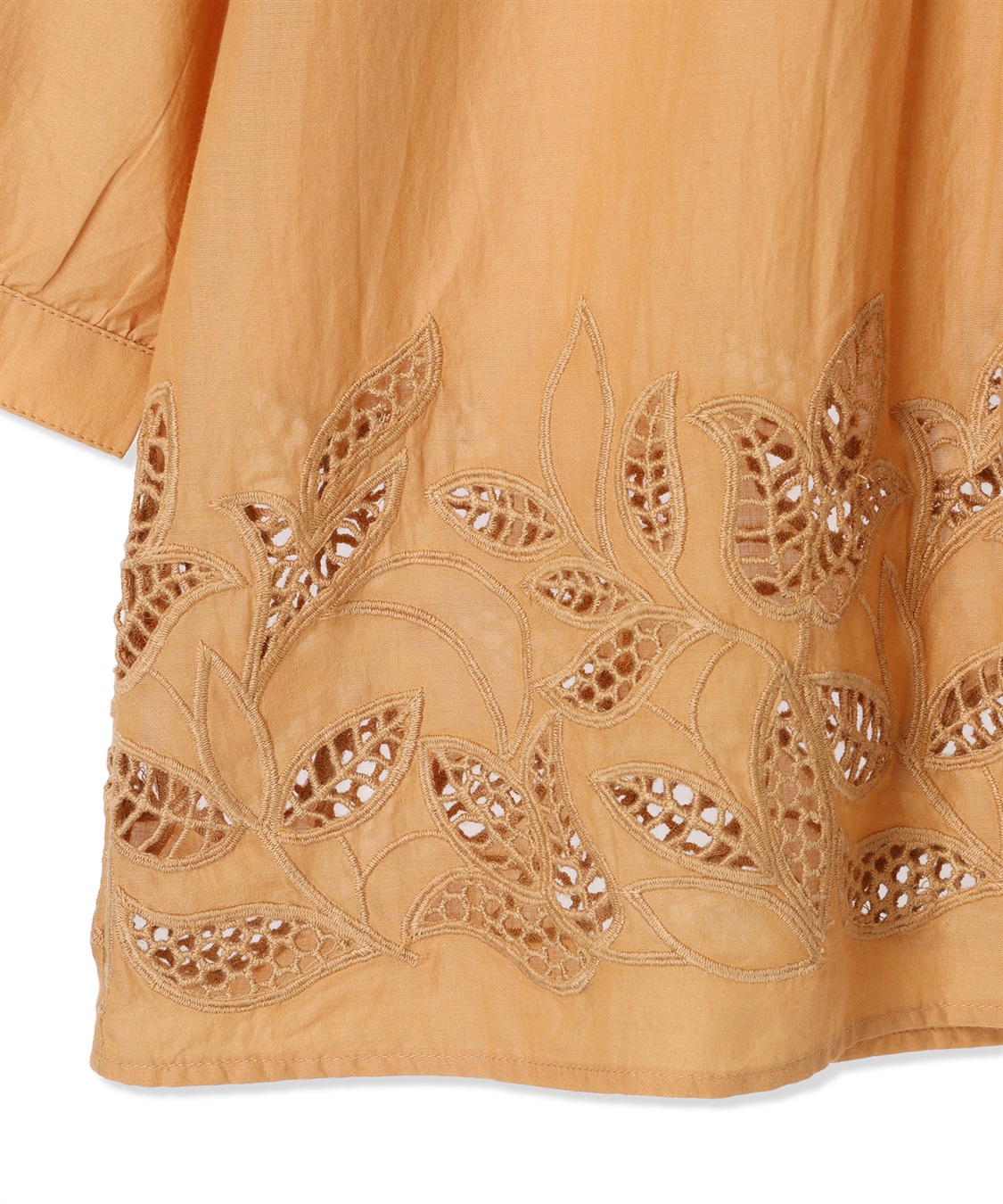 DECOY インド綿ピンタック刺しゅうブラウス_sub_24