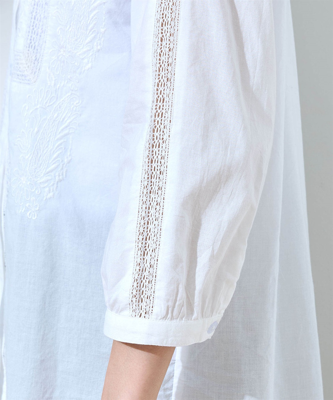 DECOY レース刺しゅうブラウス_sub_4